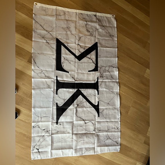 3X5 Sigma Kappa White Marble Flag #75 - Picture 2 of 4